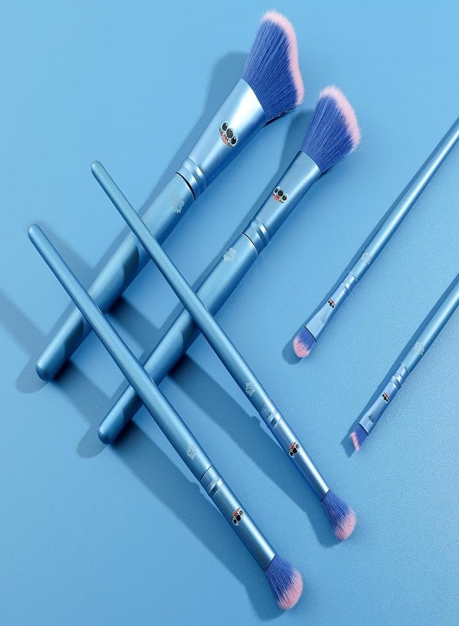 Hamowtux Stitch Stuff Stitch Gifts for Girls Makeup Brushes Gift Box Magic Eye Shadow Eyeliner Blending Lip Brush Anime Cosmetic Brush Set Collection - Image 5